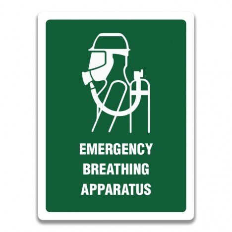 SIGN EMERGENCY BREATHING APPARATUS