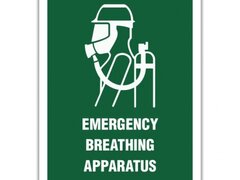 SIGN EMERGENCY BREATHING APPARATUS